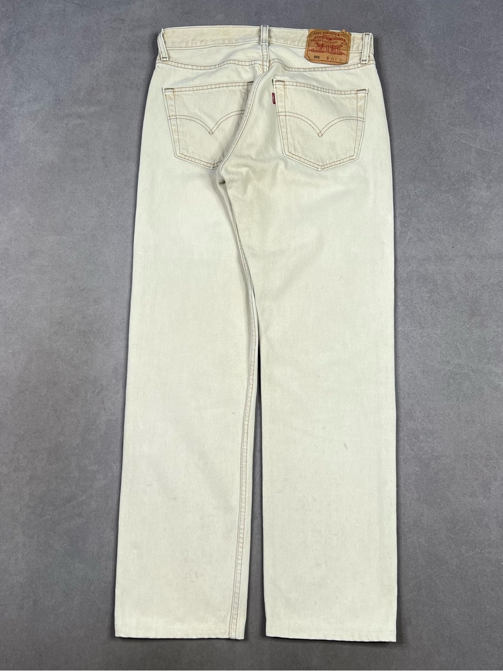 Vintage Levi's 501 Jeans Off-White/Cream